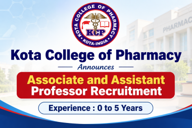 Kota College of Pharmacy Announces Associate and Assistant Professor Recruitment