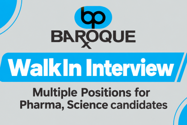 Multiple Positions for Pharma, Science candidates at Baroque Pharmaceuticals