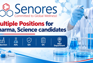 Multiple Positions for Pharma, Science candidates at Senores Pharmaceuticals