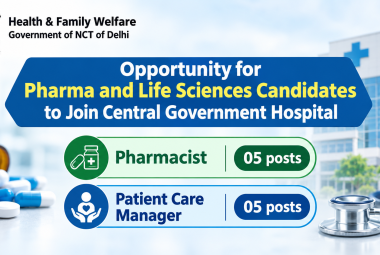 Opportunity for Pharma and Life Sciences candidates to Join Central Government Hospital