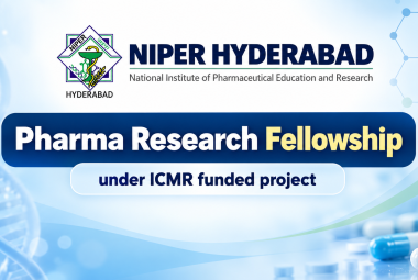 Pharma Research Fellowship under ICMR funded project at NIPER