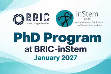 PhD program at BRIC-inStem-January 2027