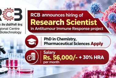 RCB announces hiring of Research Scientist in Antitumour Immune Response project