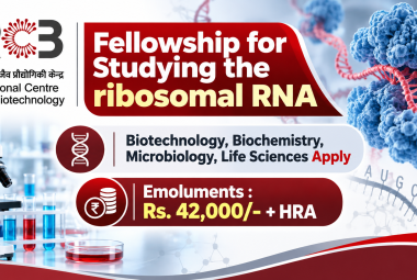 Regional Centre for Biotechnology Fellowship for Studying the ribosomal RNA