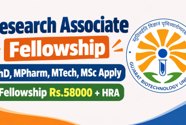 Research Associate Fellowship at Gujarat Biotechnology University