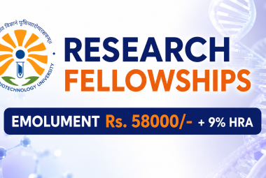 Research Fellowships at Gujarat Biotechnology University