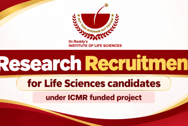 Research Recruitment for Life Sciences candidates under ICMR funded project, DRILS