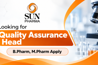 Sun Pharma looking for Quality Assurance Head - B.Pharm, M.Pharm Apply