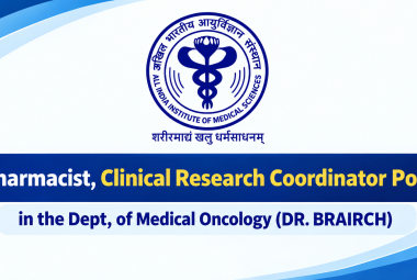 Vacancy for Pharmacist, Clinical Research Coordinator at AIIMS