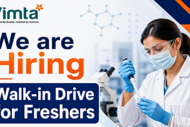 Walk in Drive for Pharmacy, Chemistry Freshers at Vimta Labs