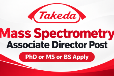 Work as Mass Spectrometry Associate Director at Takeda