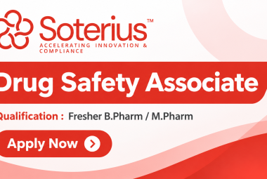 Apply Online for Drug Safety Associate at Soterius
