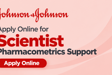 Apply Online for Scientist Pharmacometrics Support at Johnson & Johnson