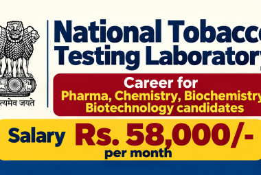 Career for Pharma, Chemistry, Biochemistry, Biotechnology candidates in NTTL