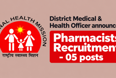 District Medical & Health Officer announces Pharmacists Recruitment
