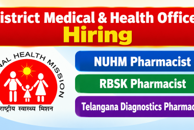 District Medical & Health Officer Hiring Pharmacists