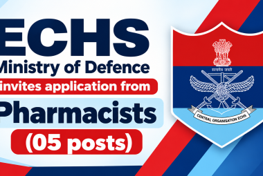 ECHS, Ministry of Defence invites application from Pharmacists