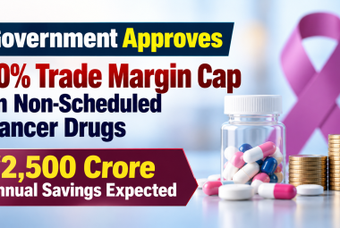 Government Approves 30% Trade Margin Cap on Non-Scheduled Cancer Drugs; ₹2,500 Crore Annual Savings Expected