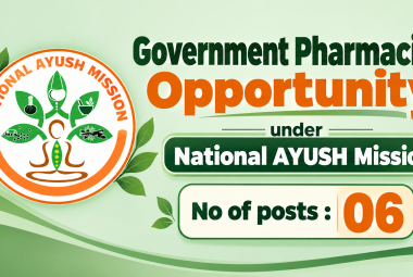 Government Pharmacist Opportunity under National AYUSH Mission