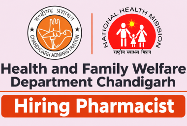 Health and Family Welfare Department Chandigarh Hiring Pharmacist