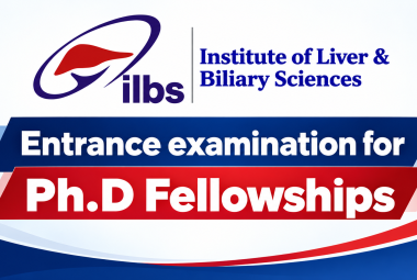 ILBS inviting application for the entrance examination for Ph.D Fellowships