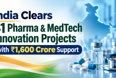 India Clears 41 Pharma & MedTech Innovation Projects with ₹1,600 Crore Support