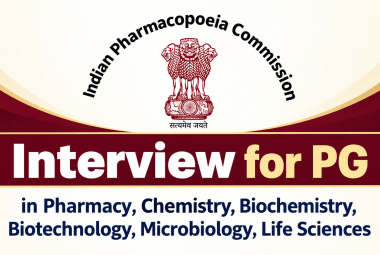 IPC announces hiring for PG in Pharmacy, Chemistry, Biochemistry, Biotechnology, Microbiology, Life Sciences