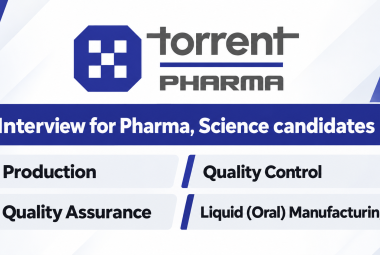 Interview for Pharma, Science candidates at Torrent Pharma - Multiple Positions