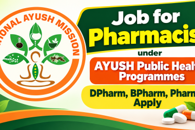 Job for Pharmacist under AYUSH Public Health Programmes