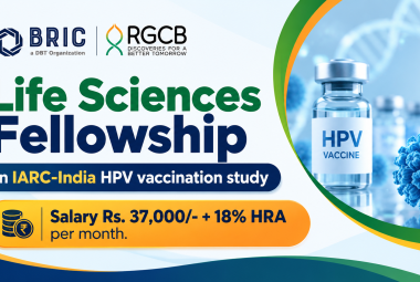 Life Sciences Fellowship in IARC-India HPV vaccination study at BRIC-RGCB