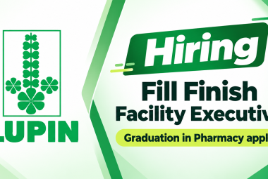 Lupin Hiring Fill Finish Facility Executive