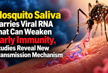 Mosquito Saliva Carries Viral RNA That Can Weaken Early Immunity, Studies Reveal New Transmission Mechanism