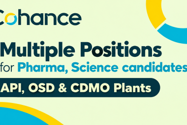 Multiple Positions for Pharma, Science candidates at Cohance Lifesciences