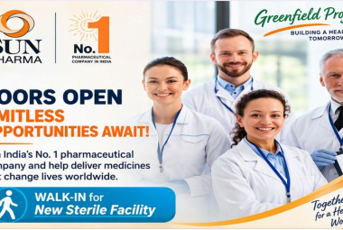 Multiple Positions for Pharma, Science candidates at Sun Pharma