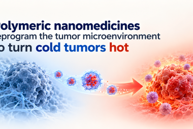 Polymeric nanomedicines reprogram the tumor microenvironment to turn cold tumors hot