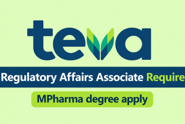 Teva Career - Regulatory Affairs Associate Require