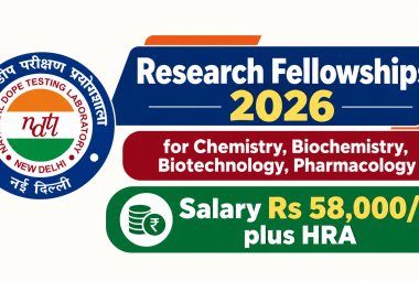 Research Fellowships 2026 at National Dope Testing Laboratory