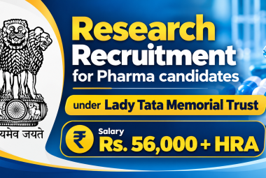 Research Recruitment for Pharma candidates under Lady Tata Memorial Trust