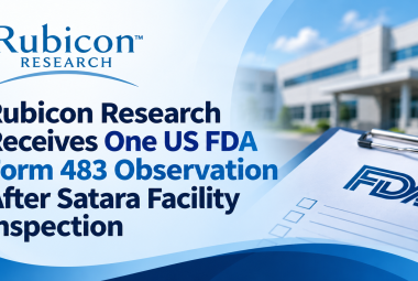 Rubicon Research Receives One US FDA Form 483 Observation After Satara Facility Inspection