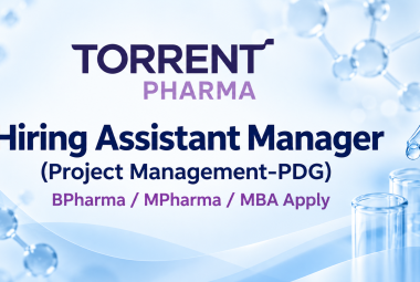 Torrent Pharma Hiring Assistant Manager