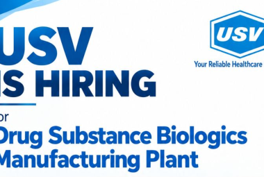 USV Hiring Drug Substance Biologics Manufacturing