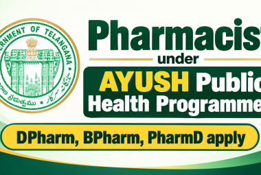 Work as Pharmacist under AYUSH Public Health Programmes