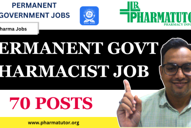 Permanent Government Job for Pharmacists (70 posts) at Municipal Corporation