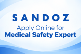 Apply Online for Medical Safety Expert at Sandoz