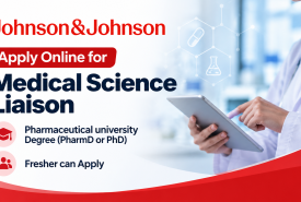 Apply Online for Medical Science Liaison at Johnson & Johnson