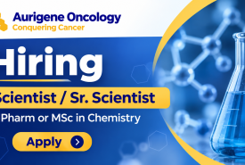 Aurigene Oncology Hiring Scientist / Sr. Scientist