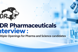 BDR Pharmaceuticals Interview : Multiple Openings for Pharma and Science candidates