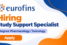 Eurofins Scientific Hiring Study Support Specialist