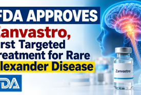 FDA Approves Zanvastro, First Targeted Treatment for Rare Alexander Disease