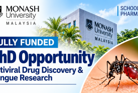 Fully Funded PhD Opportunity at Monash University Malaysia